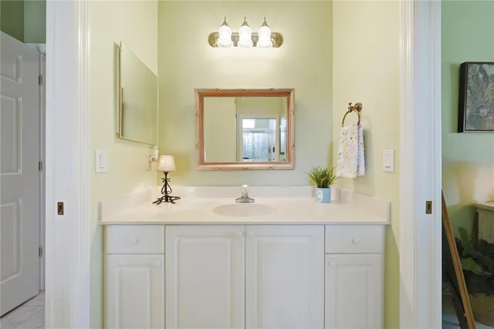 Guest bath vanity
