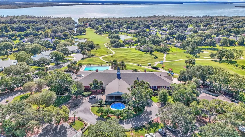 Harbor Hills club house with view of Lake Griffin - breathtaking!!