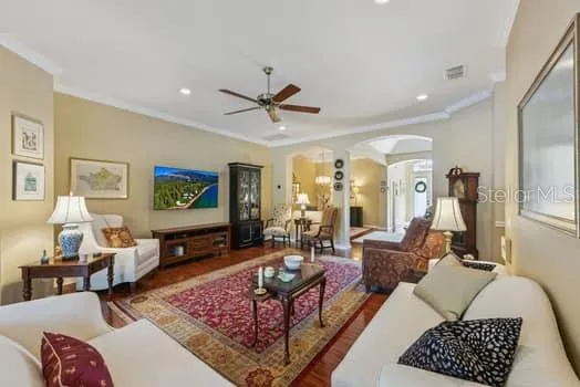 Open and spacious living room