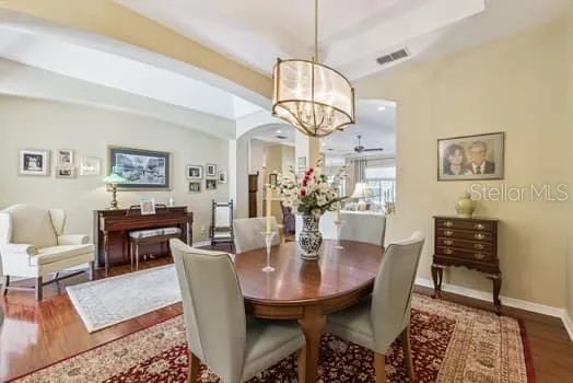 Across from Dining Room there is even space for a piano or a quiet reading or study area.