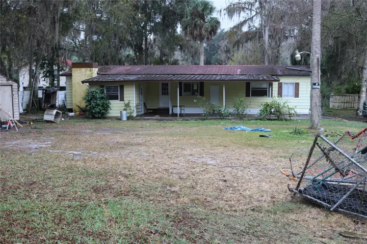 Front of Mobile Home