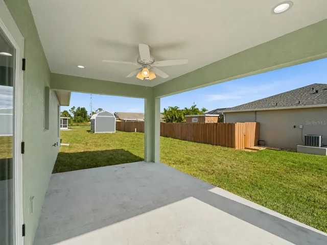 Back patio