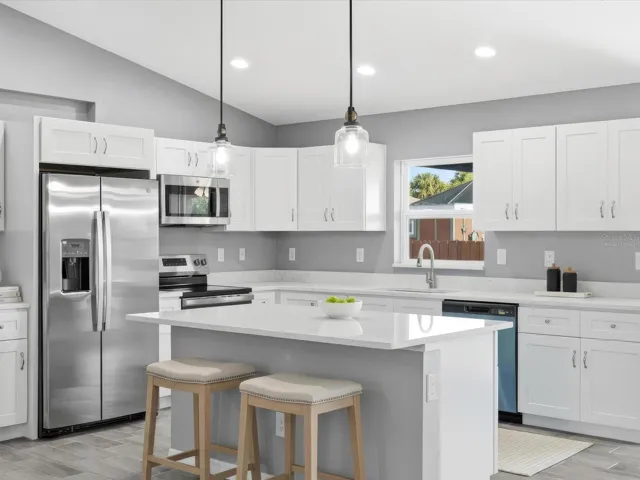 Kitchen - virtually staged
