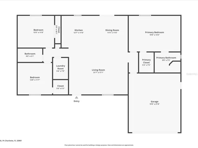 Floorplan of 12081 Snow Bird Ave