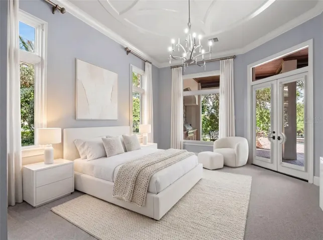Virtually Staged Primary Suite