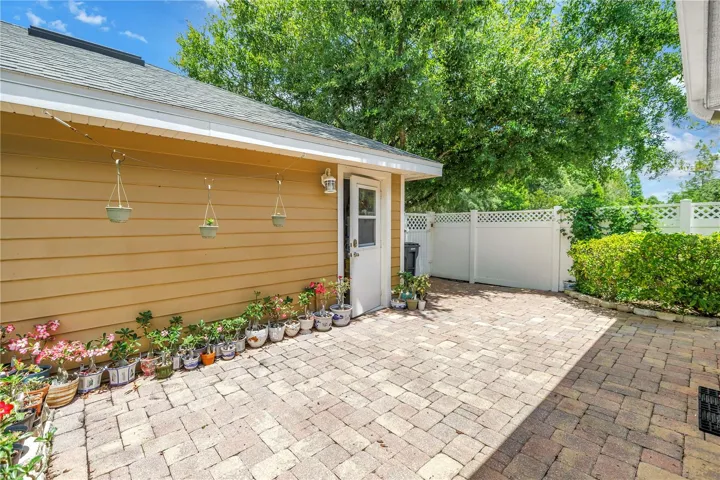 View of Garage Door