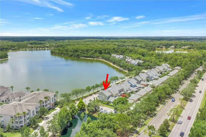 Drone View of Townhome