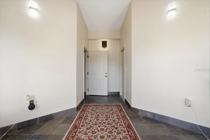Front facing garage doors- one on each side.