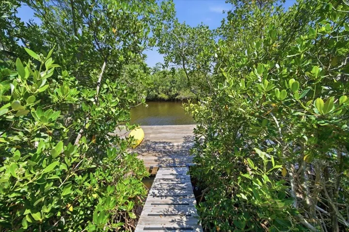 View and walkway to new dock