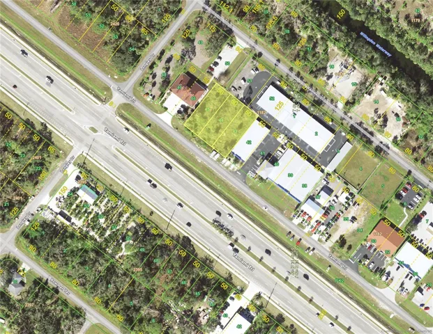 AERIAL OF ALL THREE PARCELS 490,486 AND 482 TAMIAMI TRL