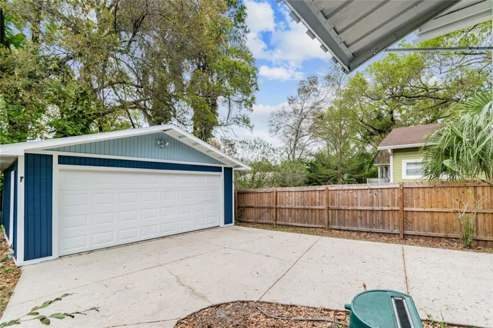 2-car garage & back yard