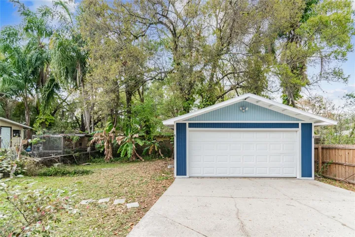 2-car garage & back yard