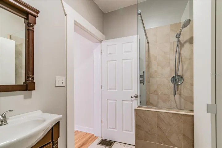 Bathroom attached to the Owner's suite