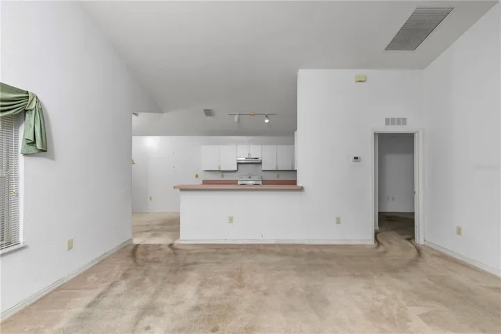 LIVING ROOM OVERLOOKING KITCHEN