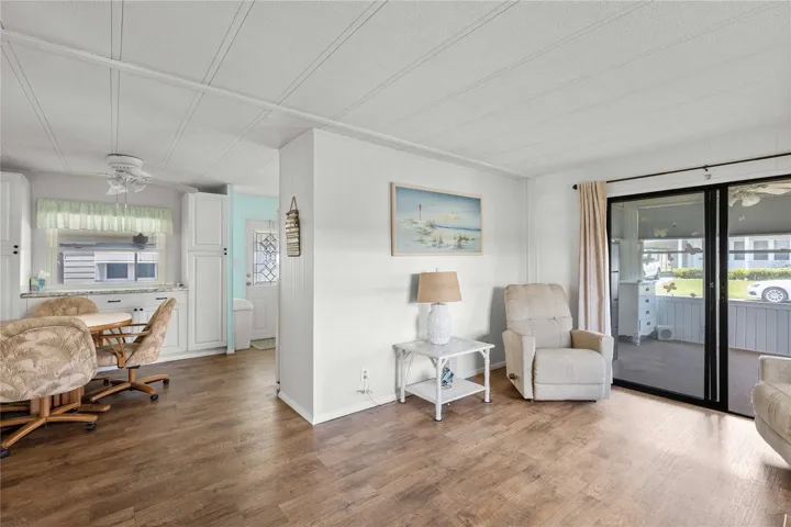 And, the dining area is just off the living room