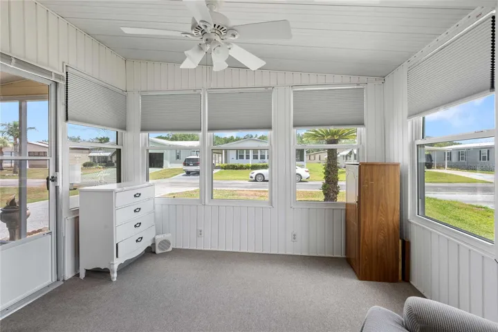 The Florida room at the front of the home can double as a 3rd bedroom or flex space.