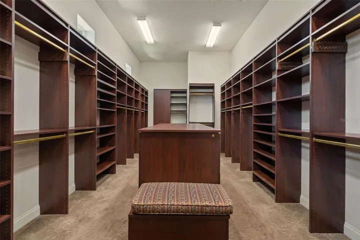 primary bedroom: walk in closet