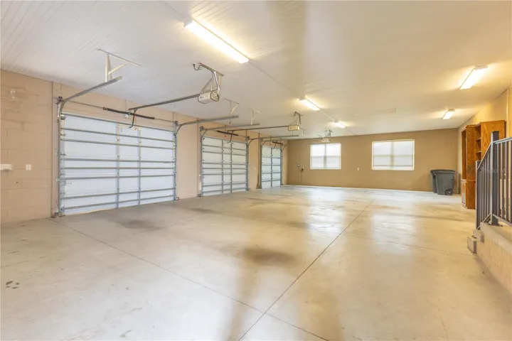 Inside of garage