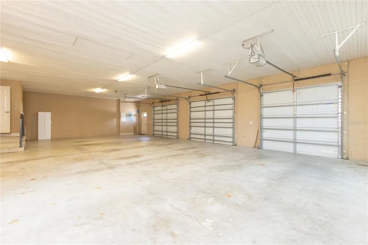 Inside of garage