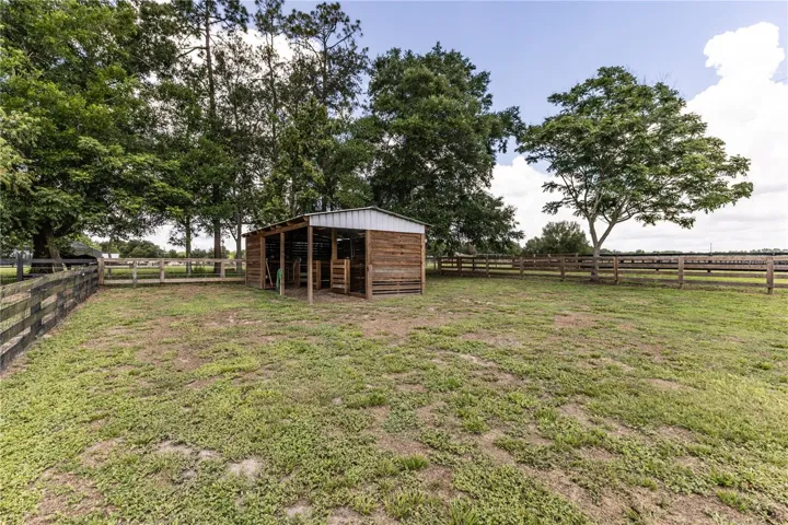 Barn with stables