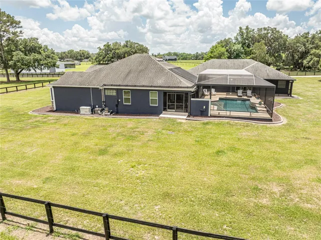 Aerial view of home