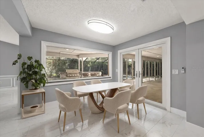 Virtually Staged Breakfast Area