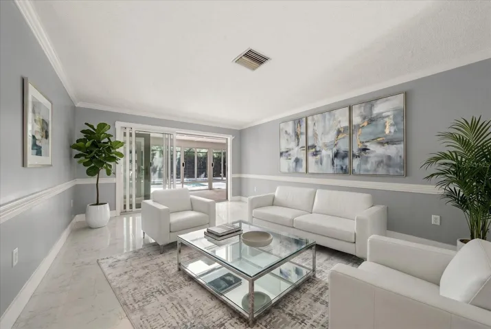 Vritually Staged Living Room