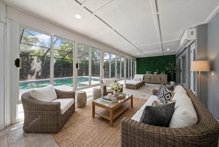 Virtually Staged Sunroom