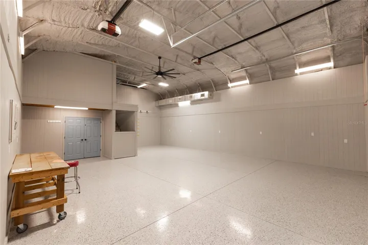 RV/boat barn with apoxy flooring