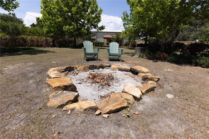 Fire pit area