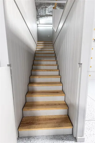 Stairs to additional storage