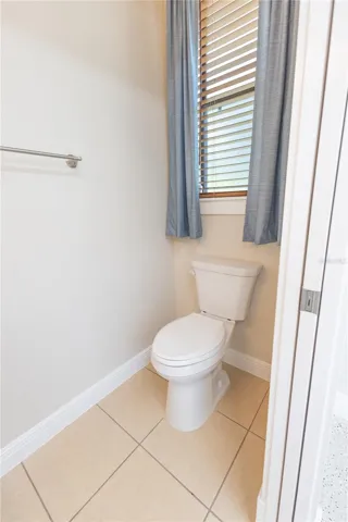Half Bathroom off garage