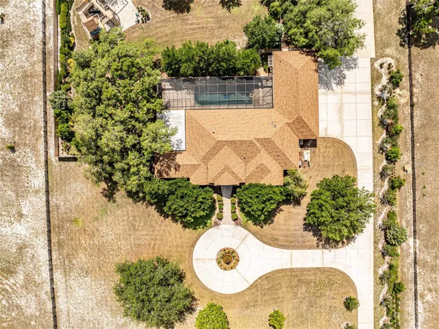 Aerial view of home