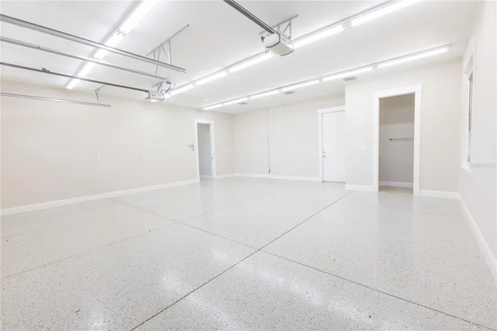 Attached garage