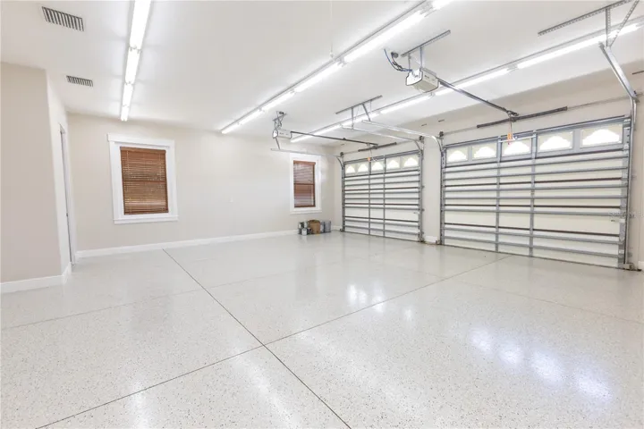 Attached garage