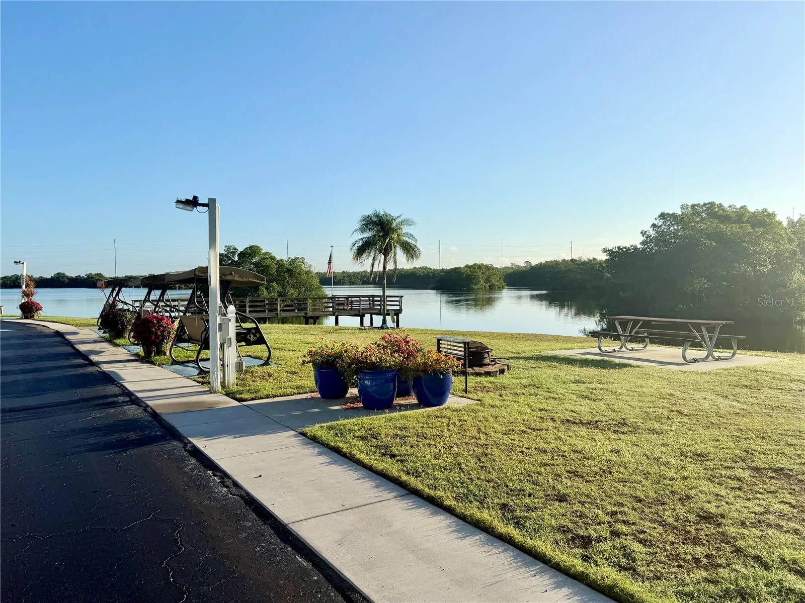 Waterside Park with dock