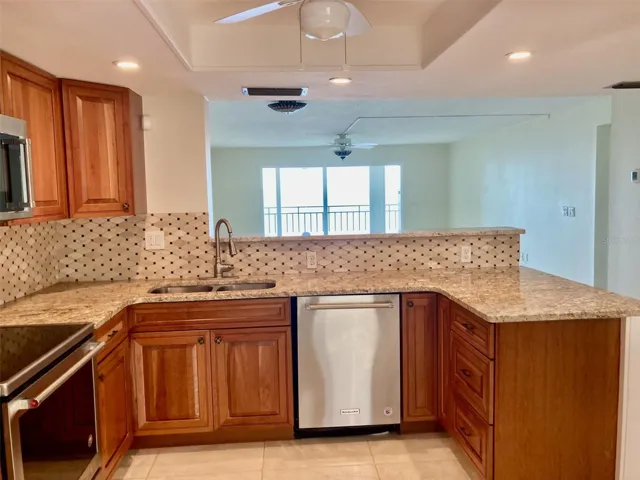 Nice kitchen - open floor plan.