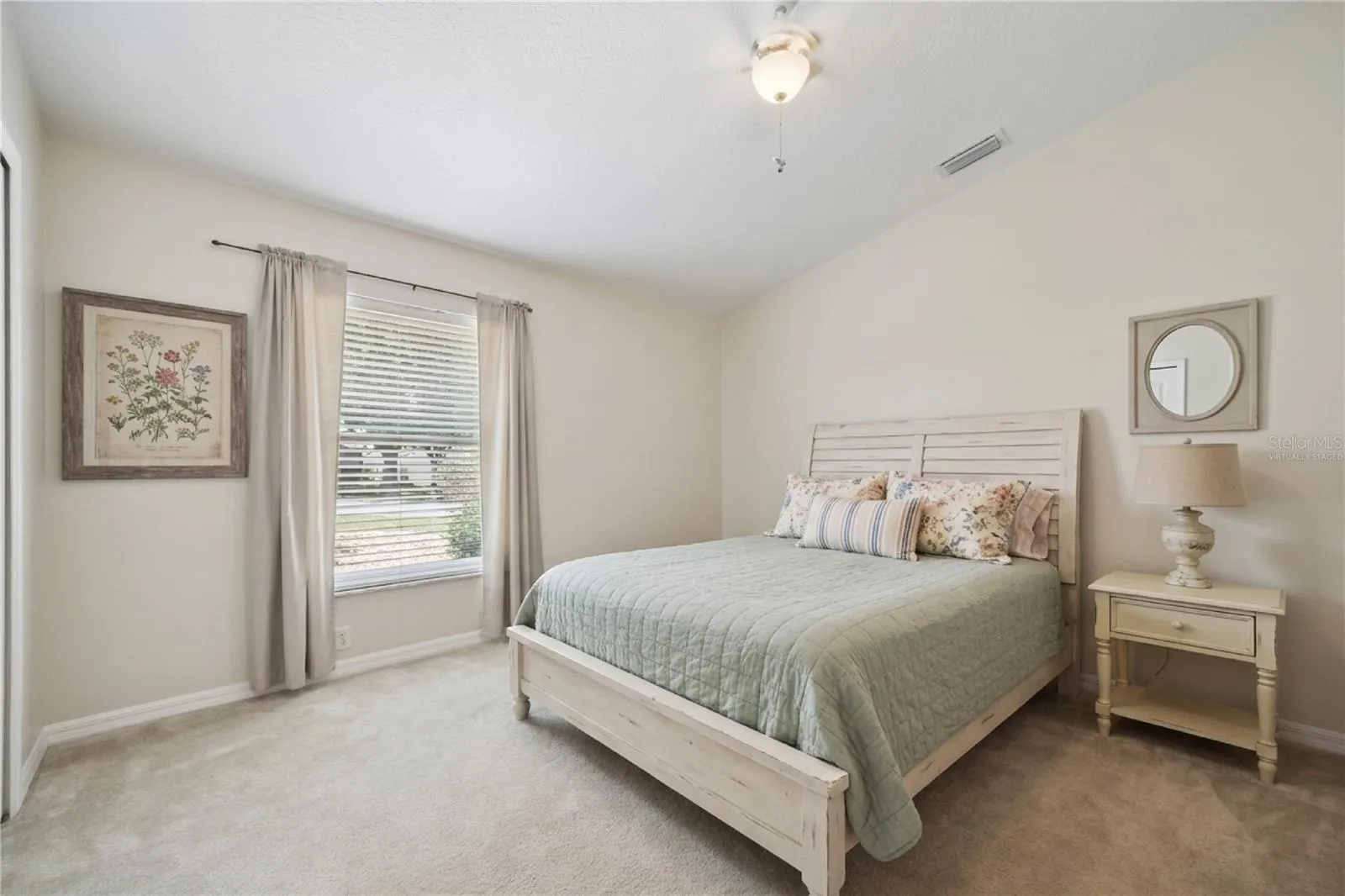Virtually Staged Guest Bedroom
