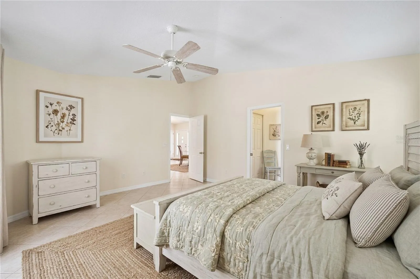 Virtually Staged Primary Bedroom