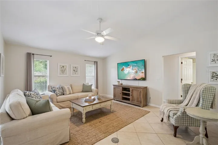 Virtually Staged Family Room