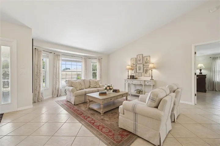 Virtually Staged Formal Living Room