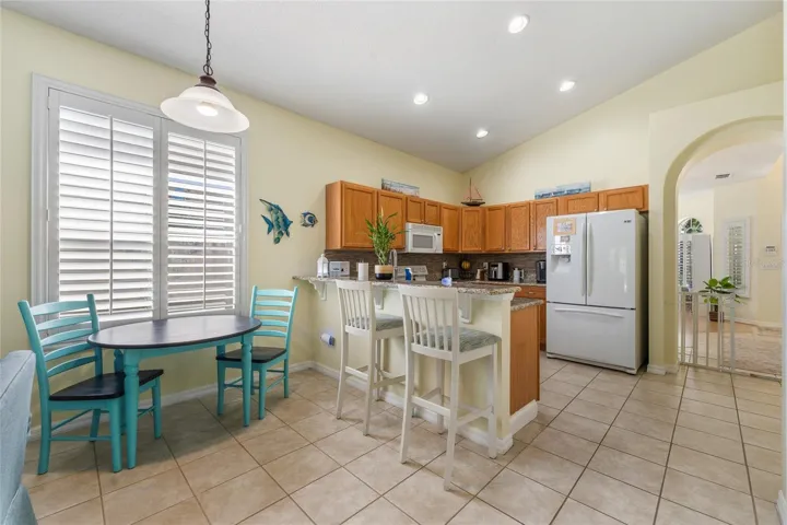 Kitchen and eating nook