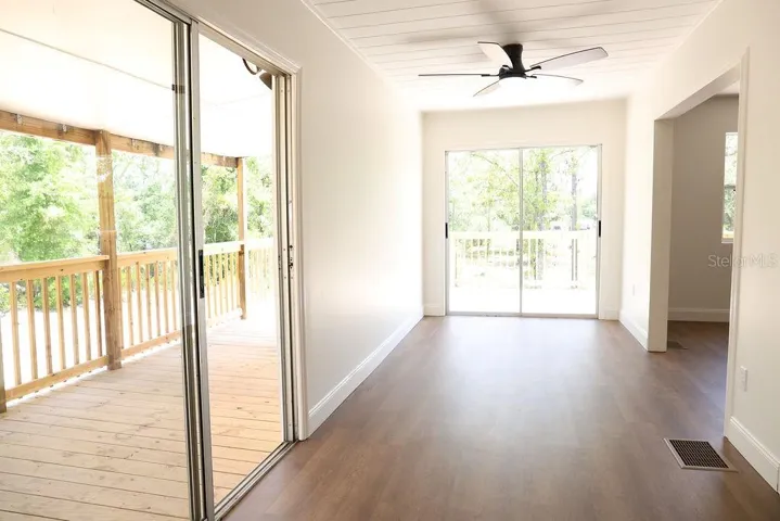 Dining and porch access