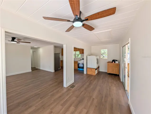 Dining/Den/Laundry areas