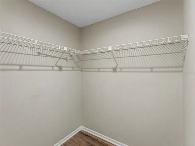 Primary walk in closet