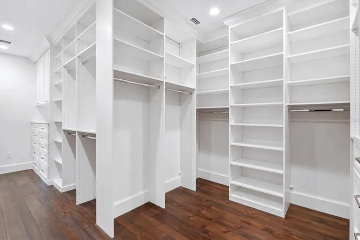 Fully Customized Dressing Room with Boutique-Style Storage