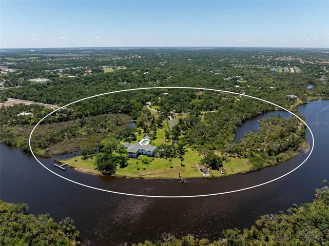 30-acre Private Peninsula Estate on the Manatee River