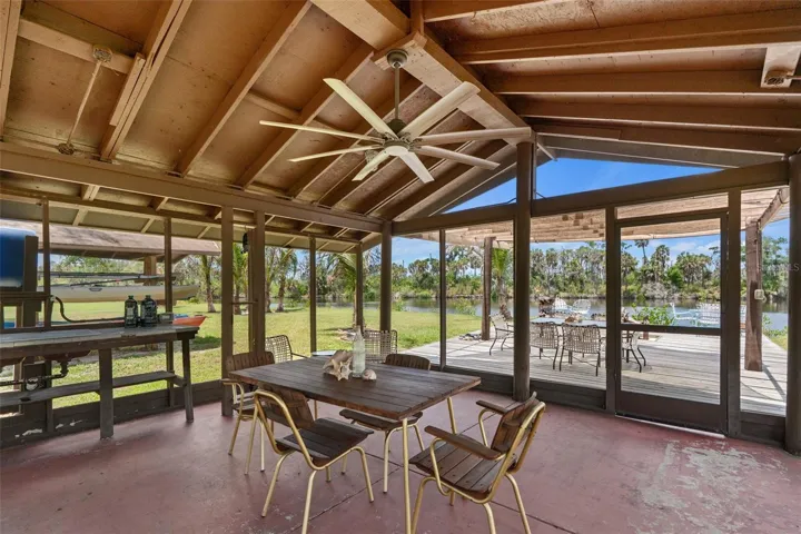 Screened Open-Air Fish Shack for Entertaining & Fresh Catch Dining