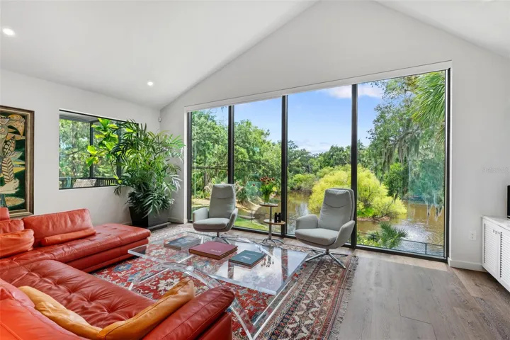 Guest House Great Room with Soaring Ceilings