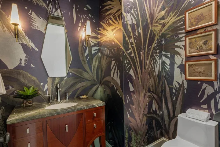 Elegant Guest Powder Bath